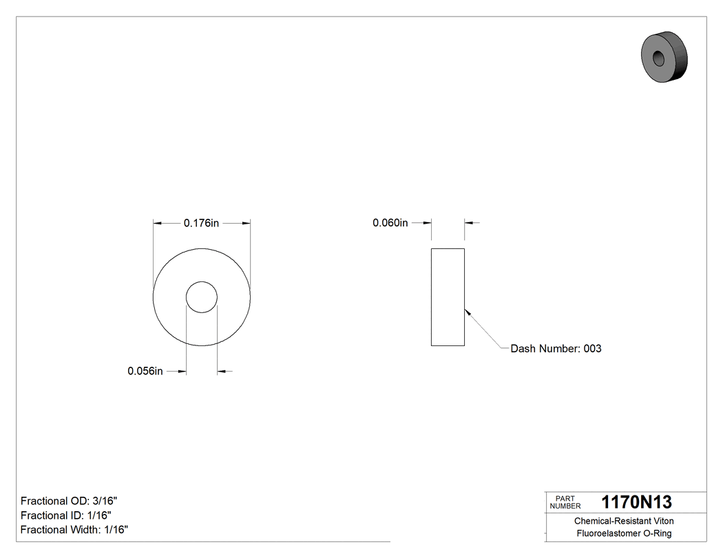 Technical drawing - 1170N13